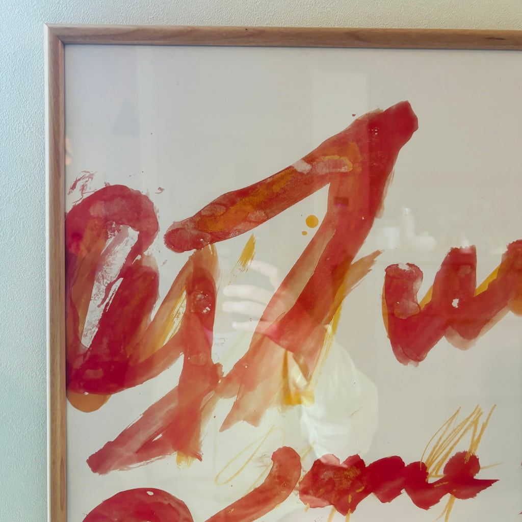 Cy Twombly サイトゥオンブリー 限定数生産 特注額装付き 展覧会ポスター - 画像2