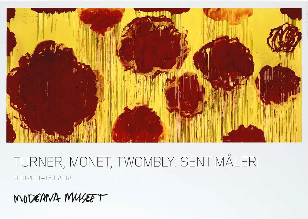 スウェーデン近代美術館正規品 Poster, Cy Twombly, Untitled (Blooming) - 画像2