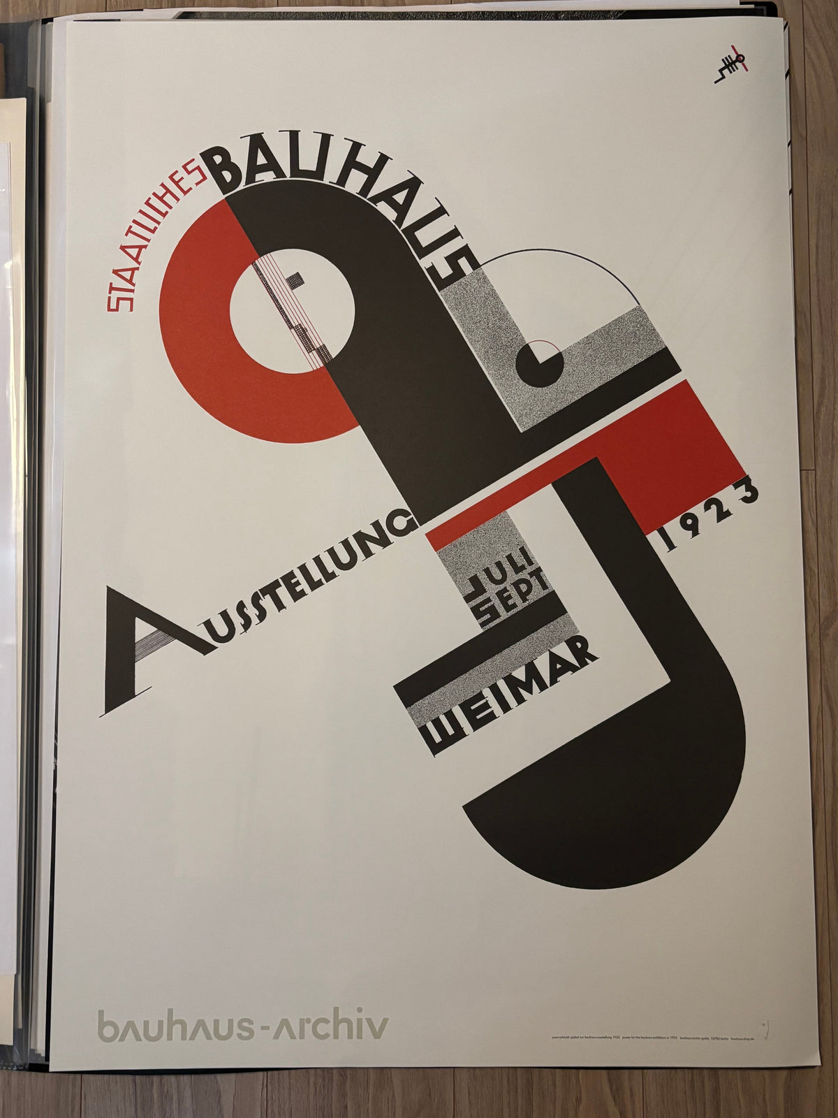 ベルリン限定 Bauhaus バウハウスアーカイブ 公式ポスター - 画像3