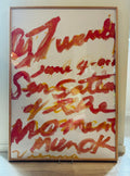 Cy Twombly サイトゥオンブリー 限定数生産 特注額装付き 展覧会ポスター