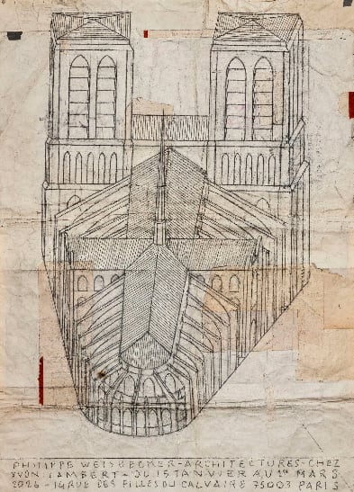 ラスト1枚! Philippe Weisbecker - Architectures (Poster) - 画像2