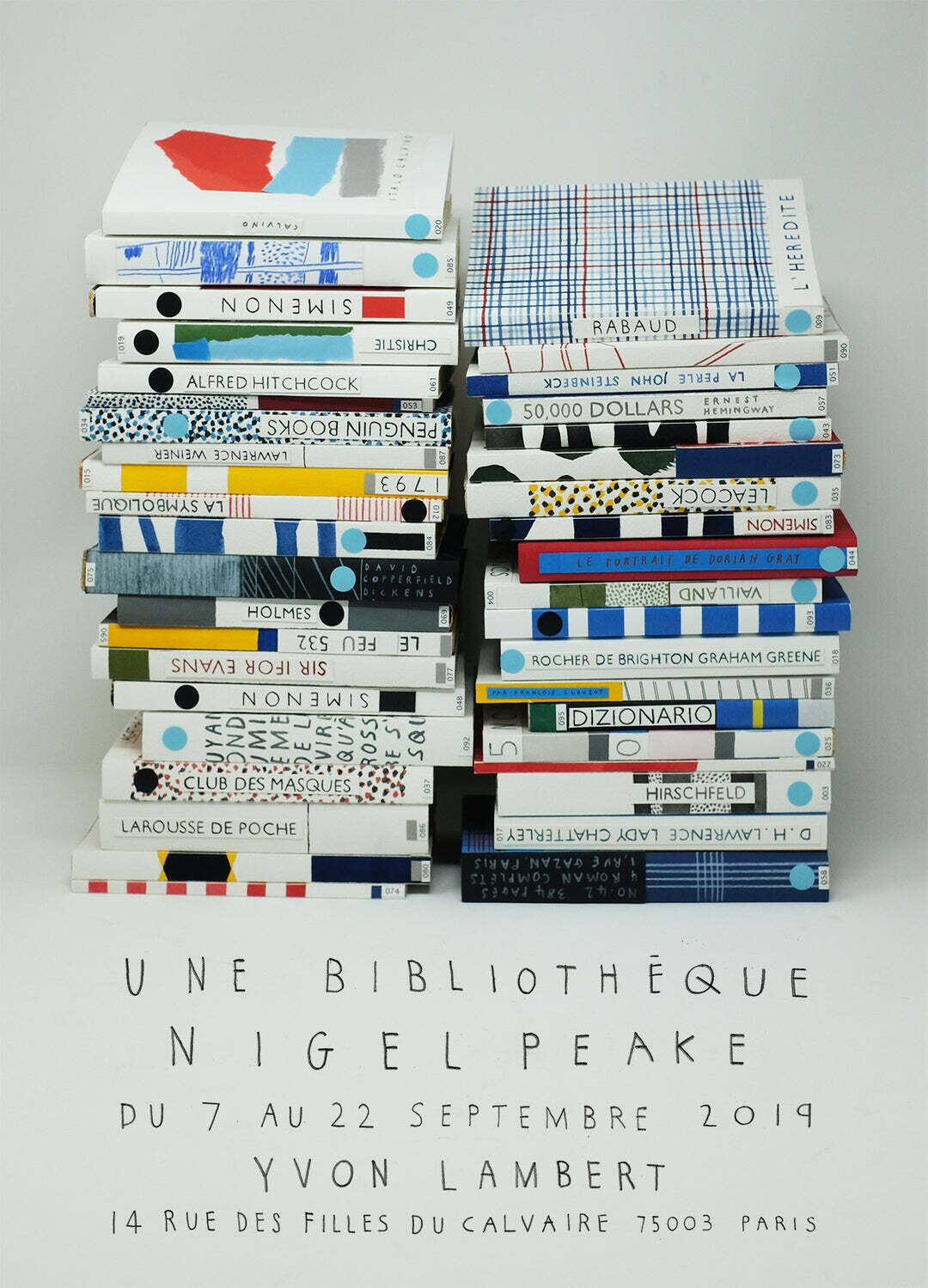 【フランス限定】額装付き 人気北欧アーティストNigel Peake 両面ポスター - 画像3