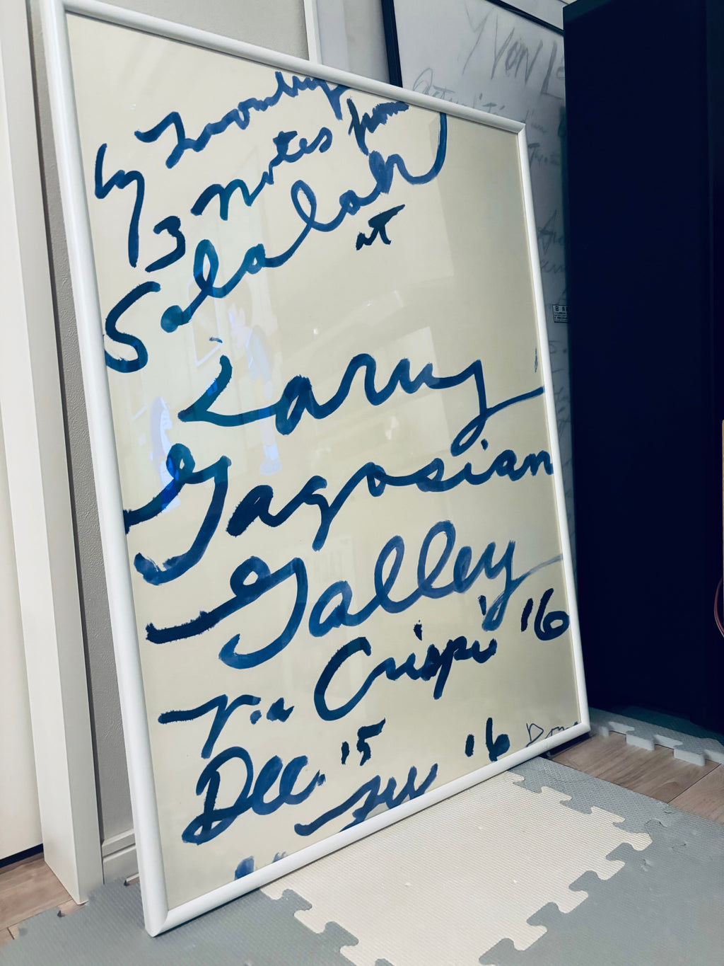 Next Vintage! Cy Twombly サイ・トゥオンブリー 特注額装済みポスター