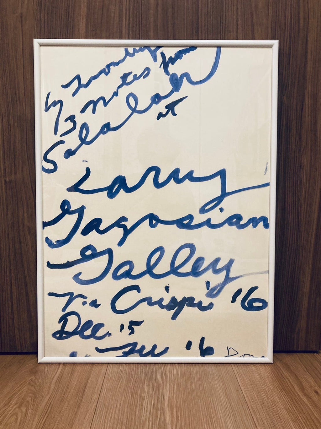 Next Vintage! Cy Twombly サイ・トゥオンブリー 特注額装済みポスター - 画像2