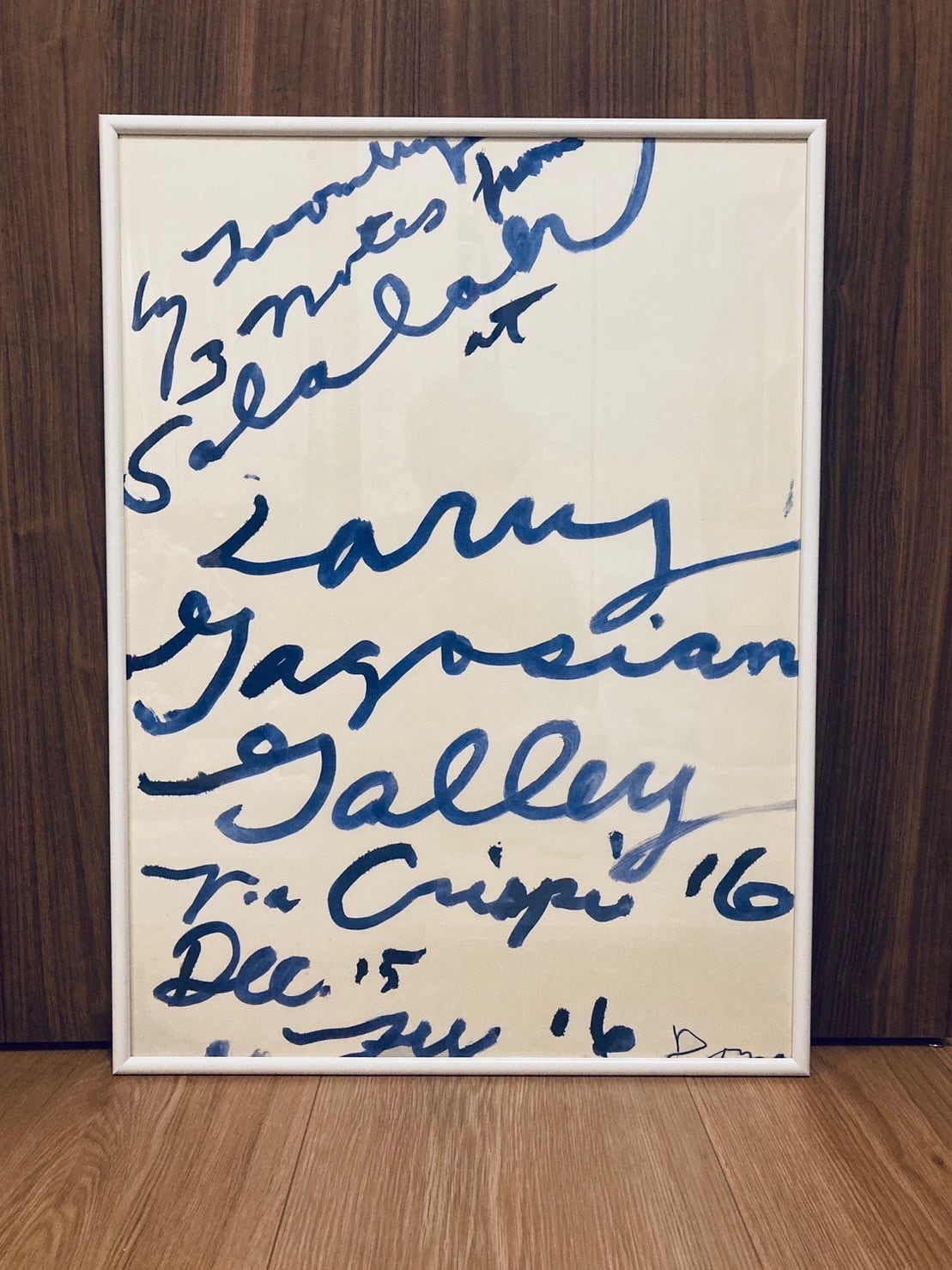 Next Vintage! Cy Twombly サイ・トゥオンブリー 特注額装済みポスター - 画像2