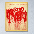 現地完売 残り一枚! Cy Twombly「Untitled (Bacchus 1st Version IV), 2004」日本未入荷ポスター