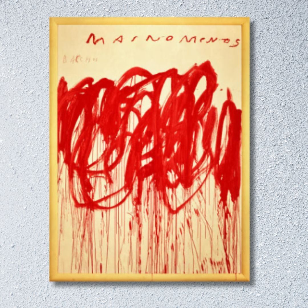 現地完売 残り一枚! Cy Twombly「Untitled (Bacchus 1st Version IV), 2004」日本未入荷ポスター