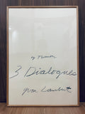 再入荷:特注木製フレーム内装  Cy Twombly1977 希少ポスター