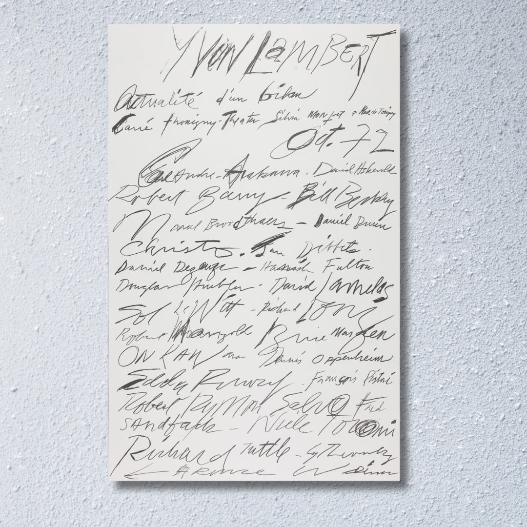 完売必至！ 日本未入荷  Cy Twombly1972 希少ポスター