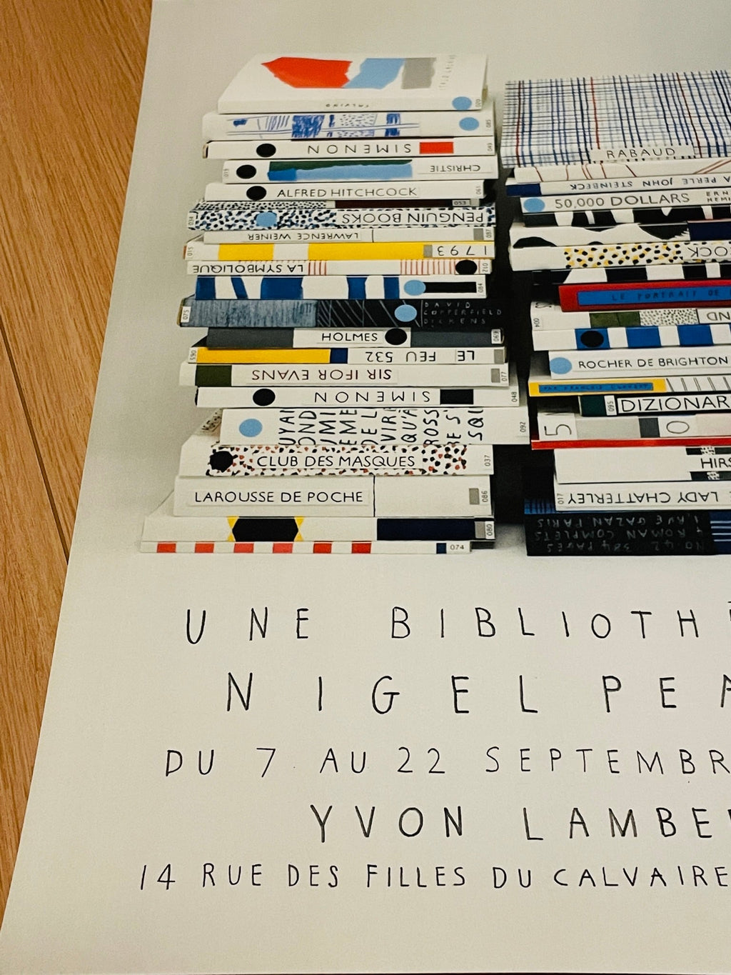 【フランス限定】額装付き 人気北欧アーティストNigel Peake 両面ポスター - 画像5