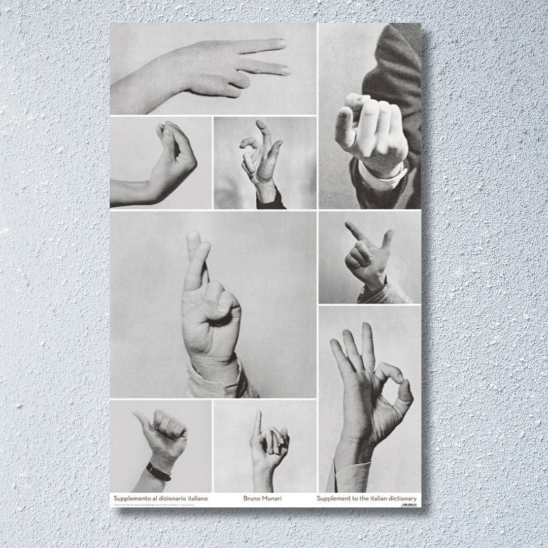 【国内未入荷】ブルーノ・ムナーリ bruno munari 希少ポスター