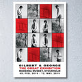 GILBERT & GEORGE ストックホルム近代美術館 希少ポスター