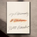 Cy Twombly - Three Dialogues (2) 1977 希少ポスター