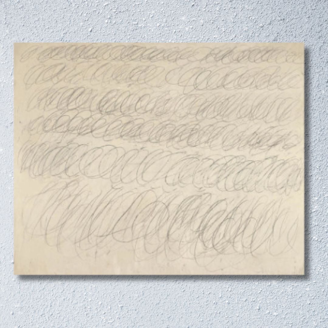 侘び寂びに通じる一枚！ Cy Twombly「 Untitled, 1968」希少ポスター