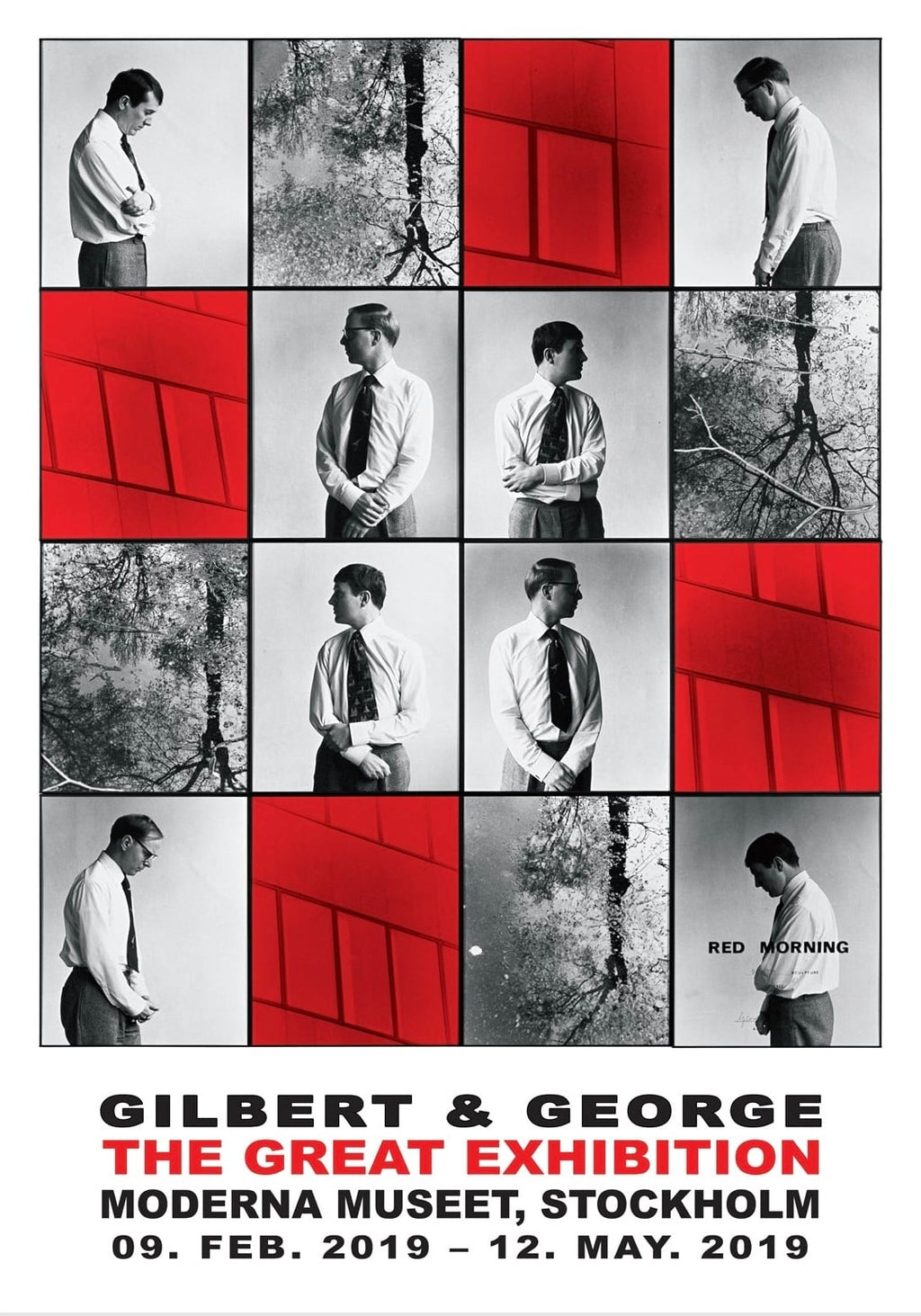 GILBERT & GEORGE ストックホルム近代美術館 希少ポスター - 画像3