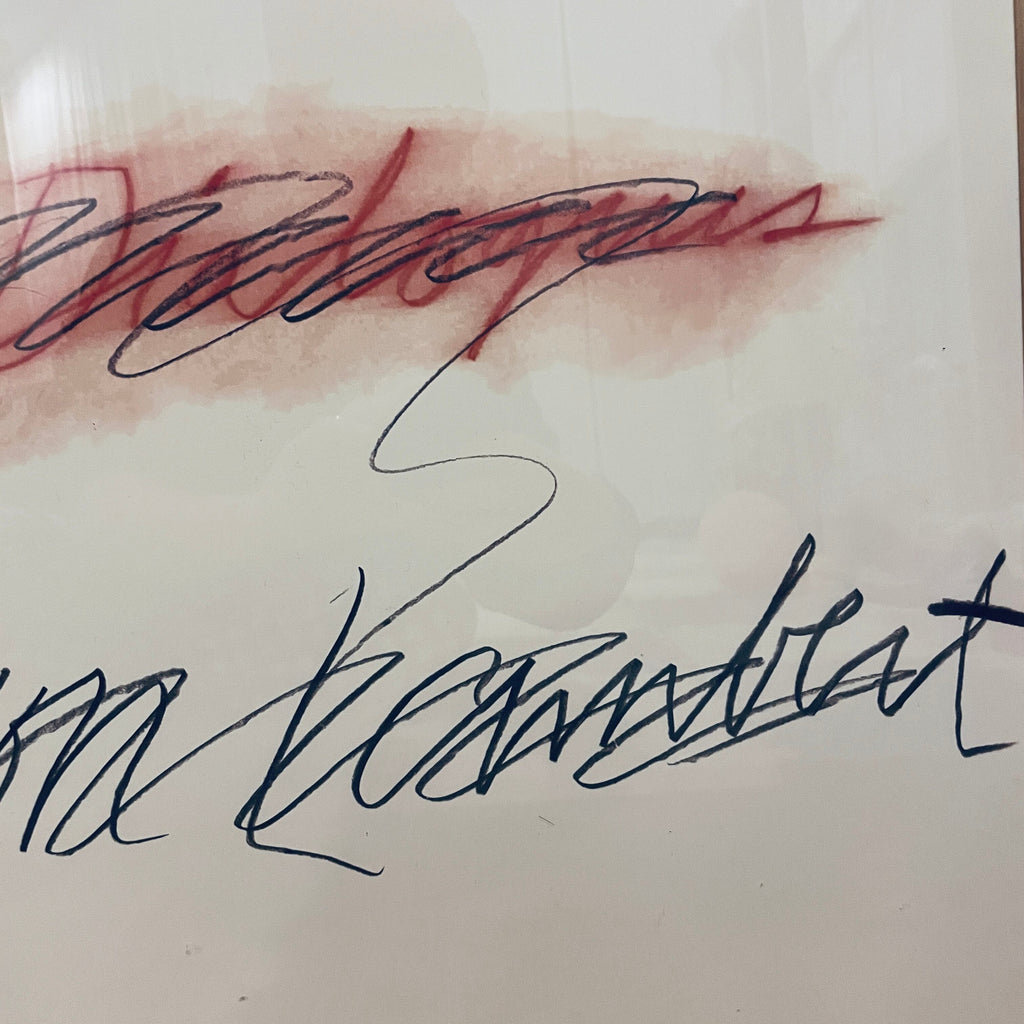 CyTwombly Three Dialogues (2) 1977 特注木製額装セット - 画像4