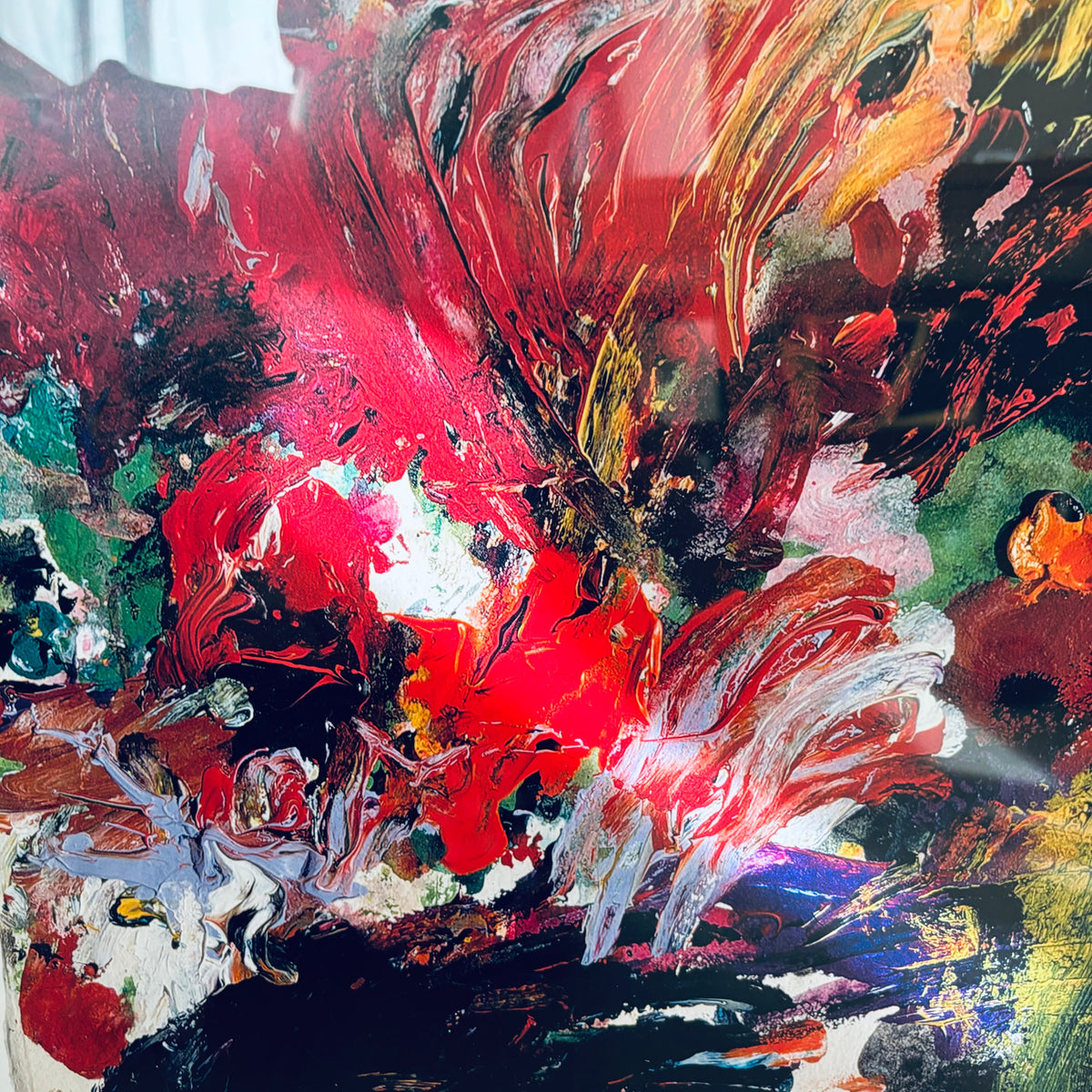 スウェーデン限定 特注額装付き 画家『サイ・トゥオンブリー Cy Twombly』ポスター - 画像2