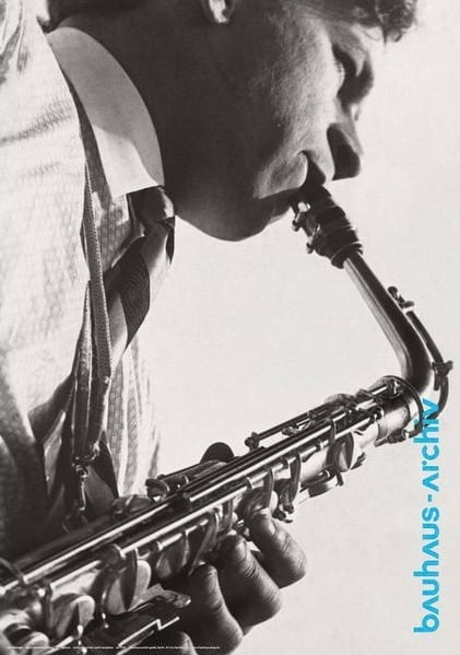 ベルリン限定 Bauhaus バウハウス アーカイブ レアなJAZZポスター - 画像2