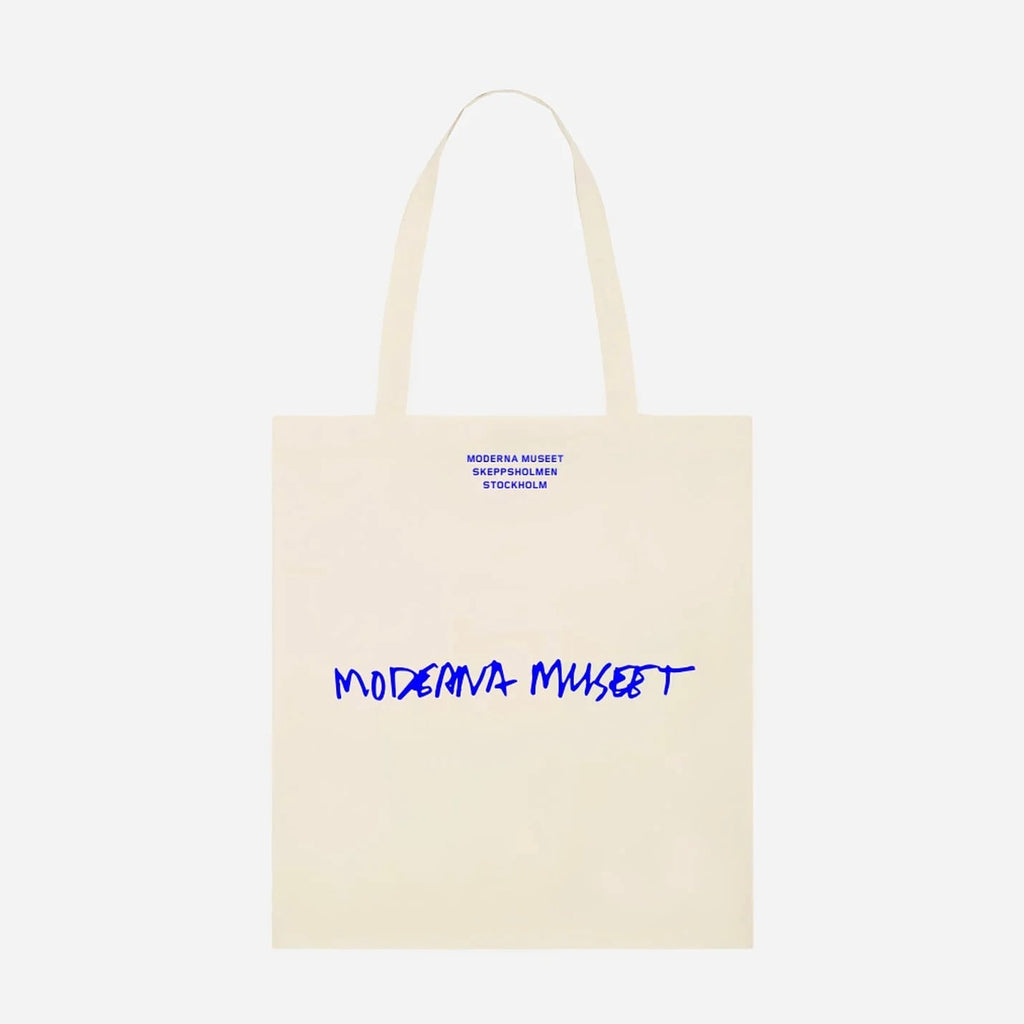 Tote bag, Moderna Museet, Off White/Blue text - 画像2