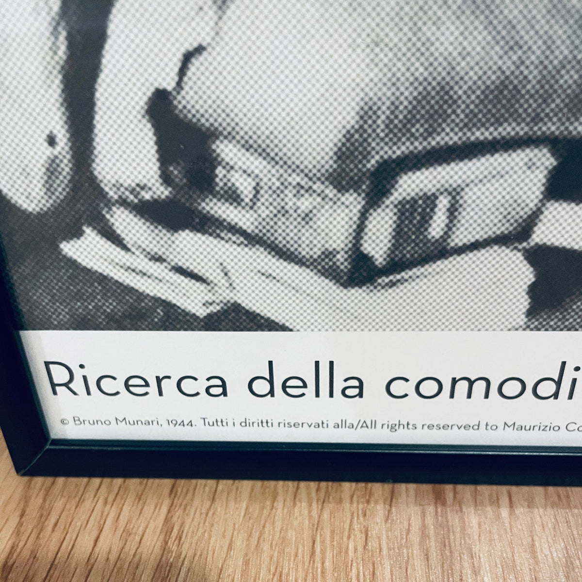 【国内未入荷】ブルーノ・ムナーリ bruno munari 特注フレーム付き希少ポスター - 画像3