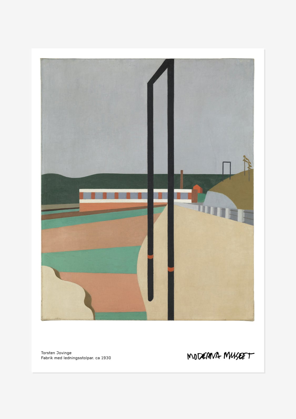 北欧スウェーデン限定 Torsten Jovinge 希少アートポスター - 画像2