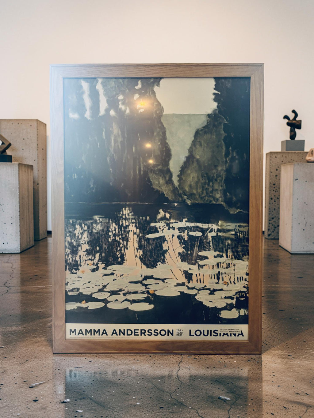 Mamma Andersson Pond (2019) Poster A1 額装セット