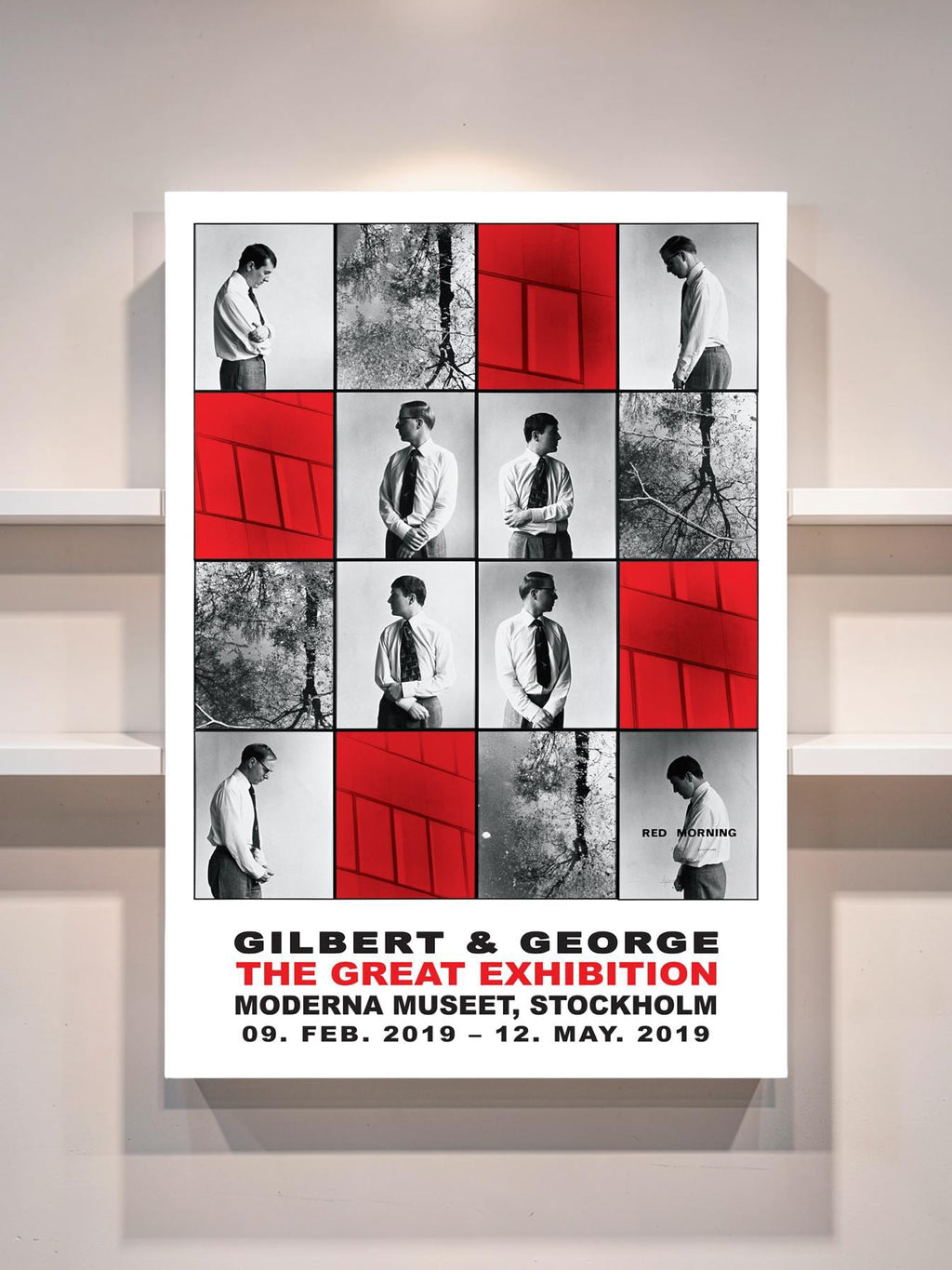 GILBERT & GEORGE ストックホルム近代美術館 希少ポスター - 画像2