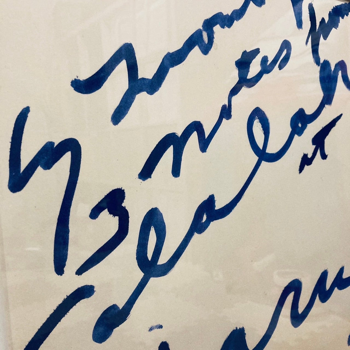 CY TWOMBLY - 「Three Notes from Salalah」 - オリジナル展覧会ポスター - 画像4