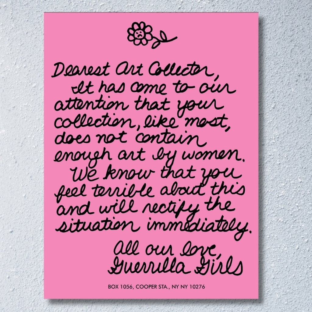 テート美術館 Guerrilla Girls  ゲリラ・ガールズ 日本未入荷ポスター