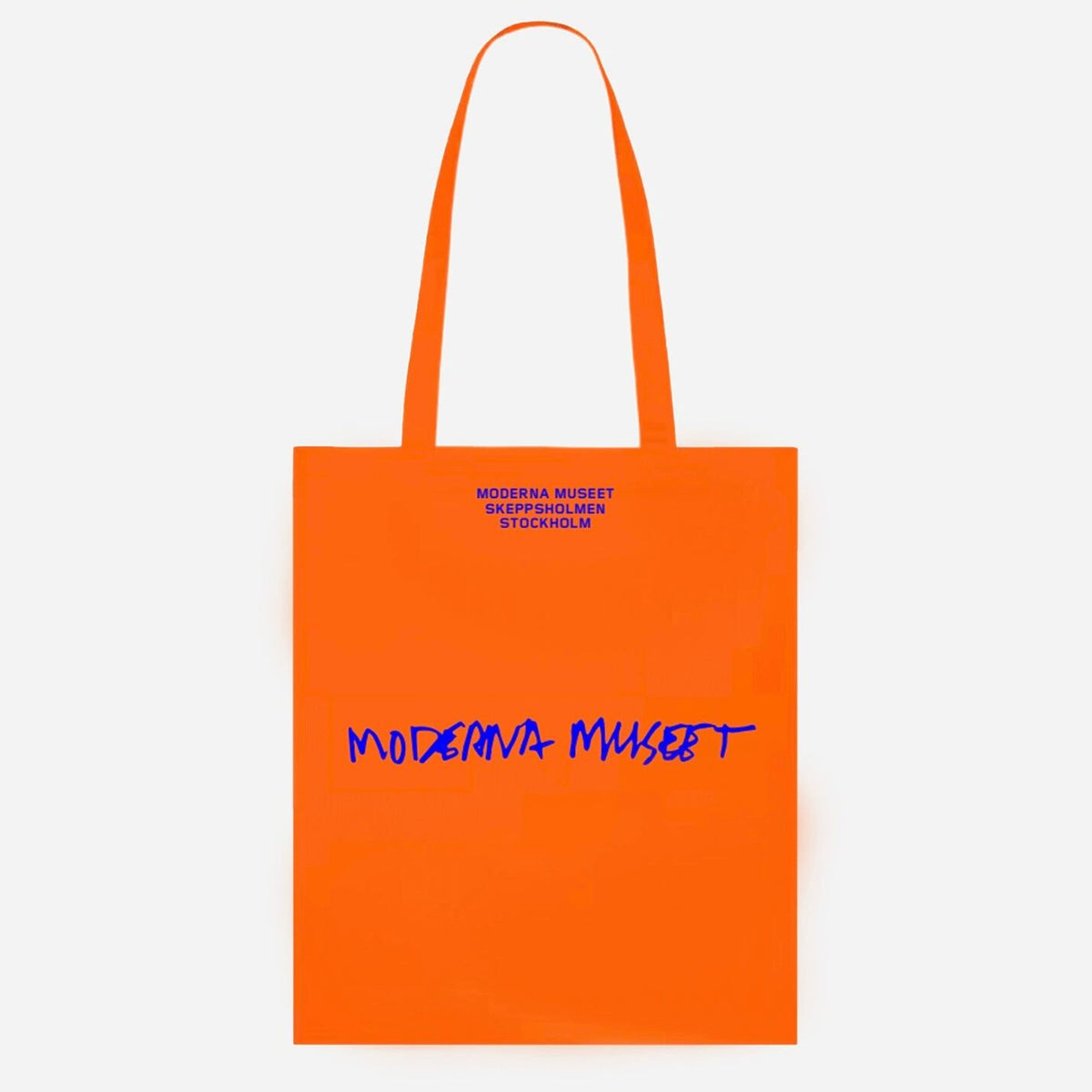 Tote bag, Moderna Museet, Orange/Blue text - 画像2