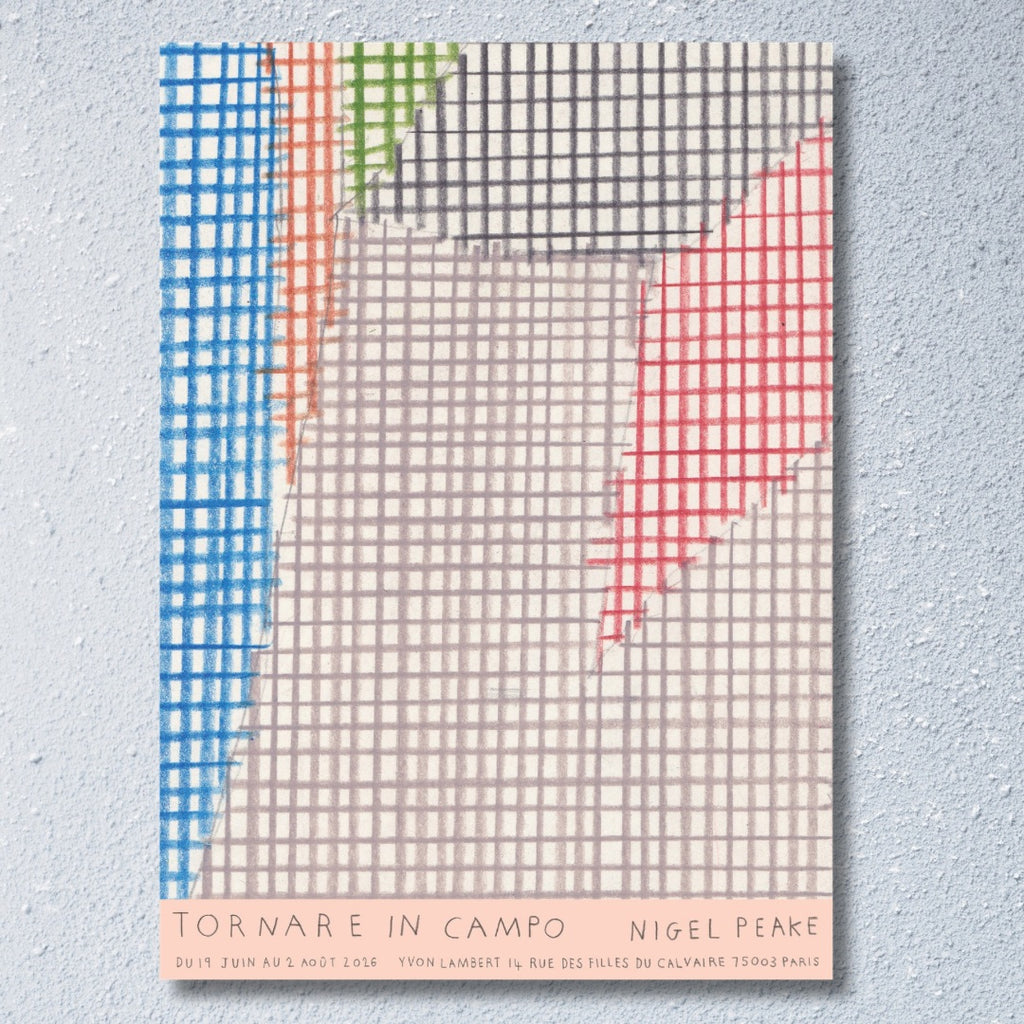 Nigel Peake「Tornare In Campo」｜Yvon Lambert (2026) 両面ポスター