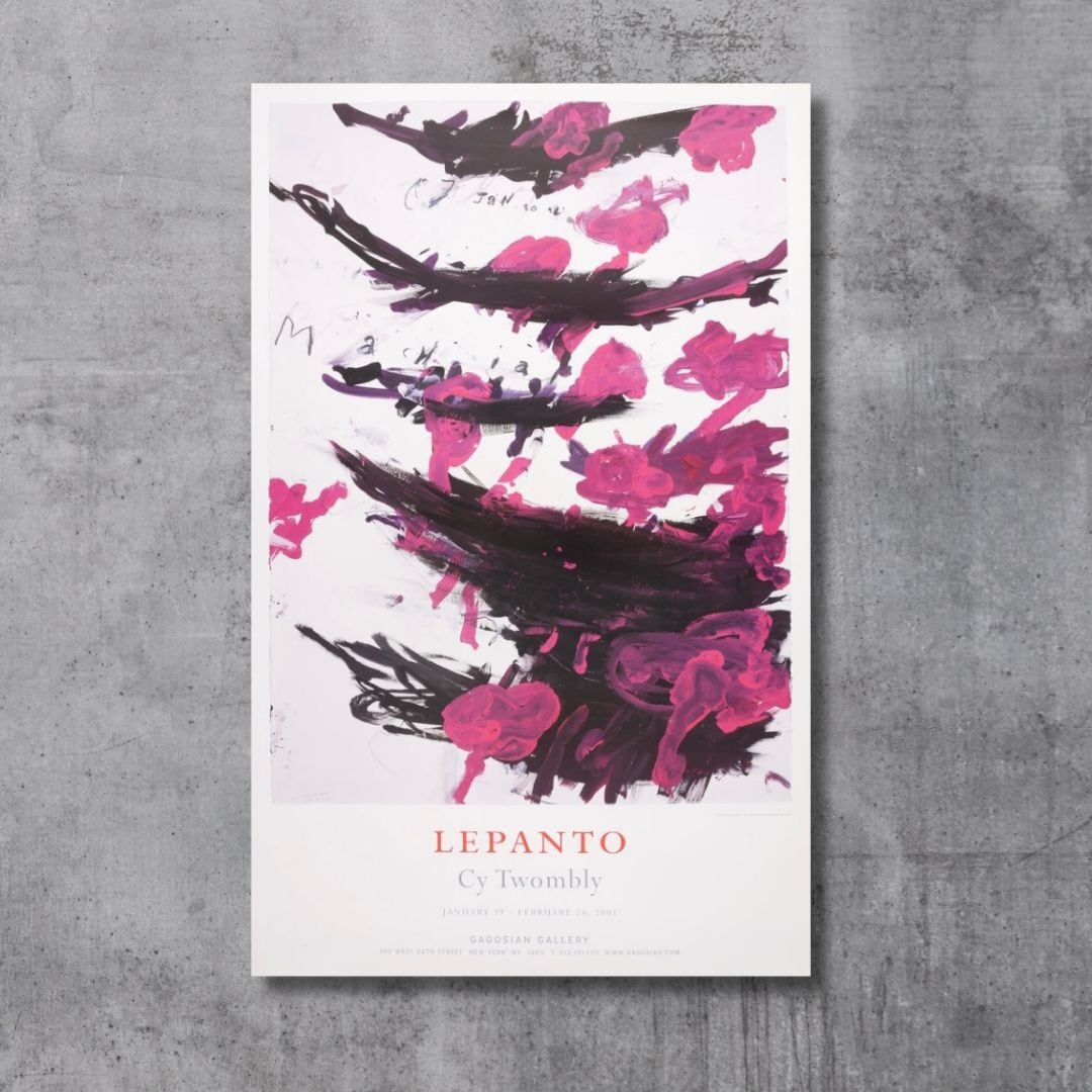 限定数入荷 CyTwomblyサイトゥオンブリー LEPANTO展ポスター