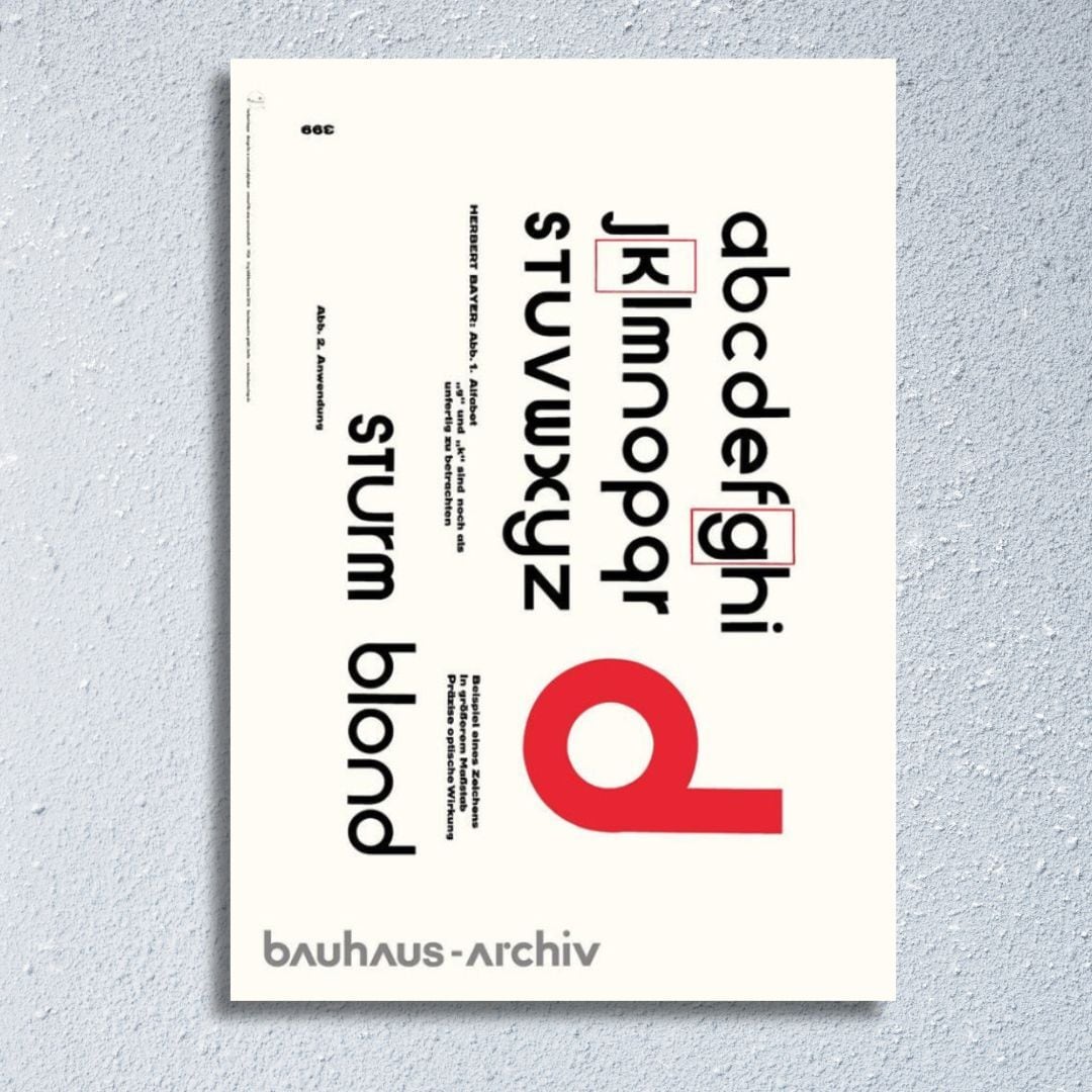 ベルリン限定 Bauhaus バウハウスアーカイブ 公式ポスター