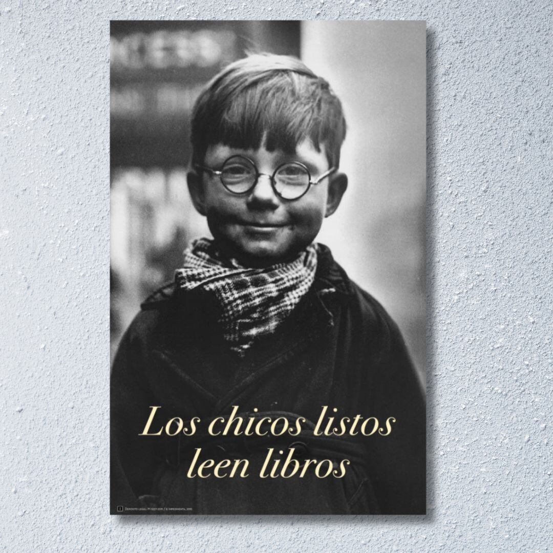 LOS CHICOS LISTOS LEEN LIBROS 国内未入荷ポスター