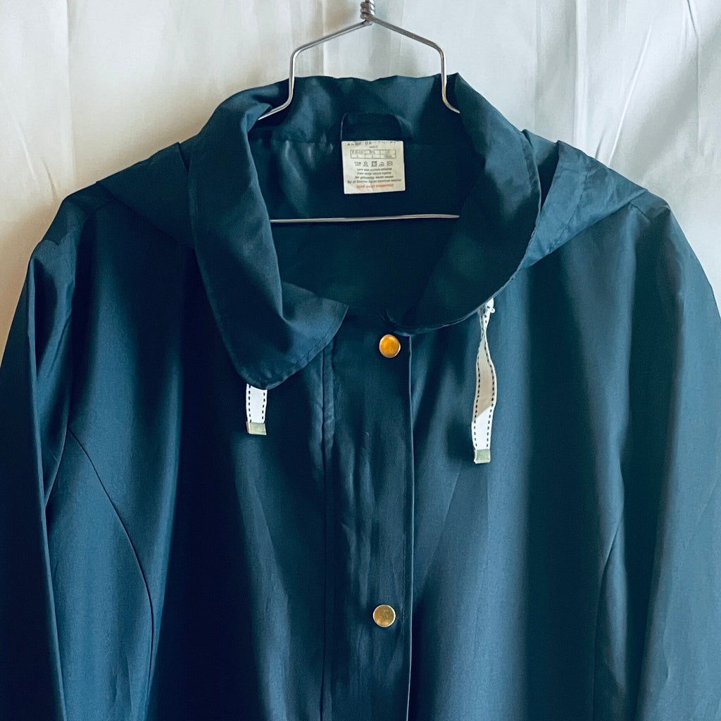 【ノーブランド】Chic Navy Blue Jacket with Hood