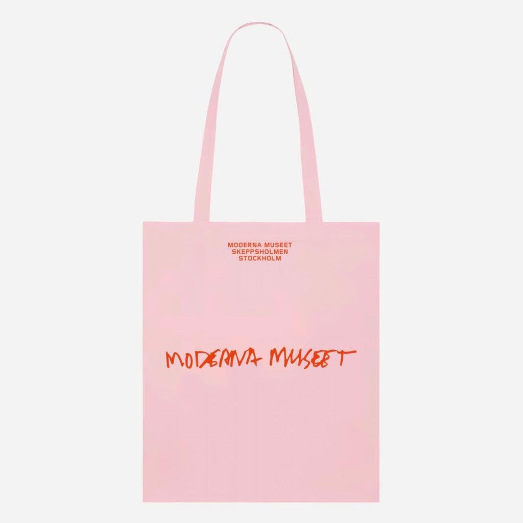Tote bag, Moderna Museet, Light pink base with red print - 画像3