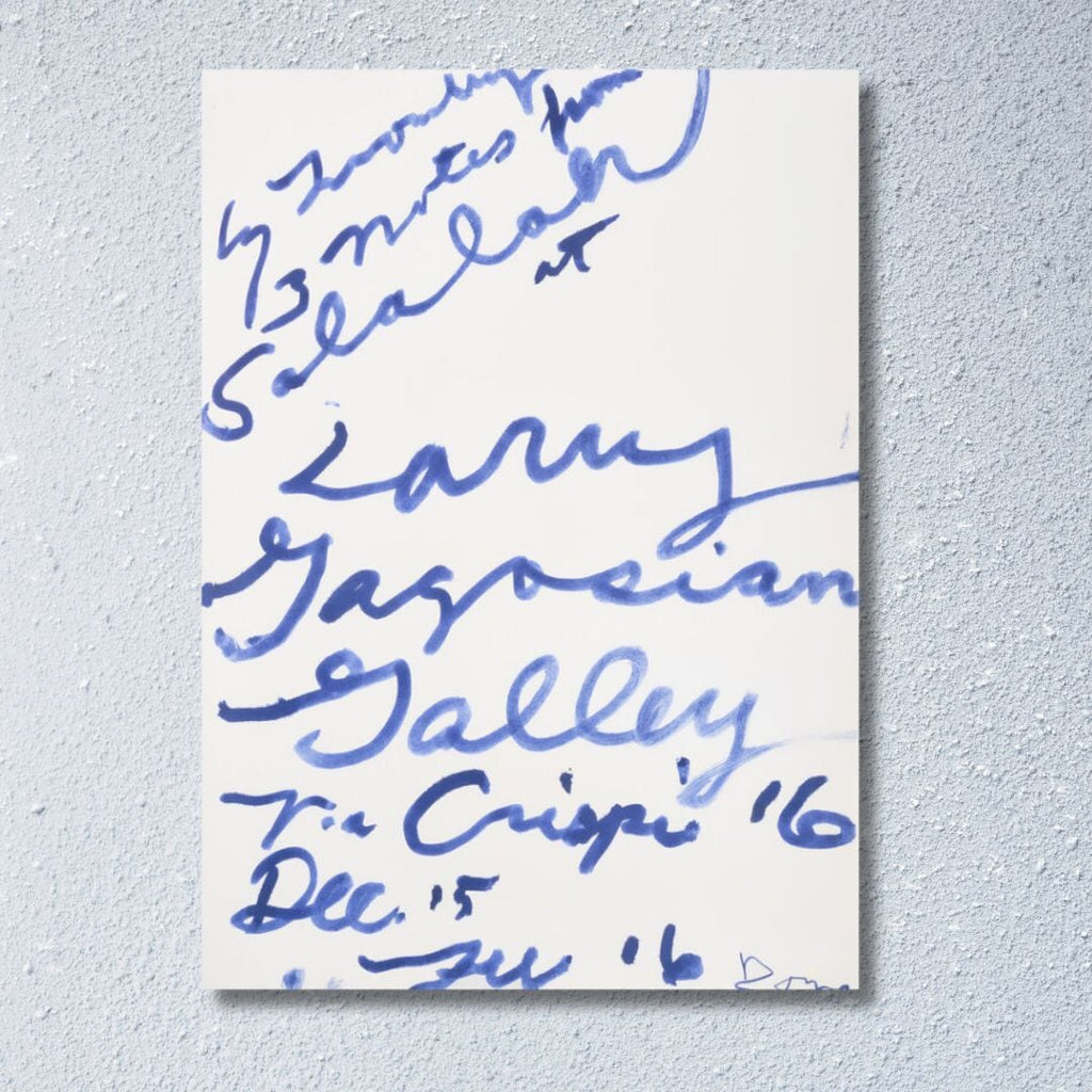 CY TWOMBLY - 「Three Notes from Salalah」 - オリジナル展覧会ポスター