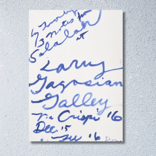 CY TWOMBLY - 「Three Notes from Salalah」 - オリジナル展覧会ポスター