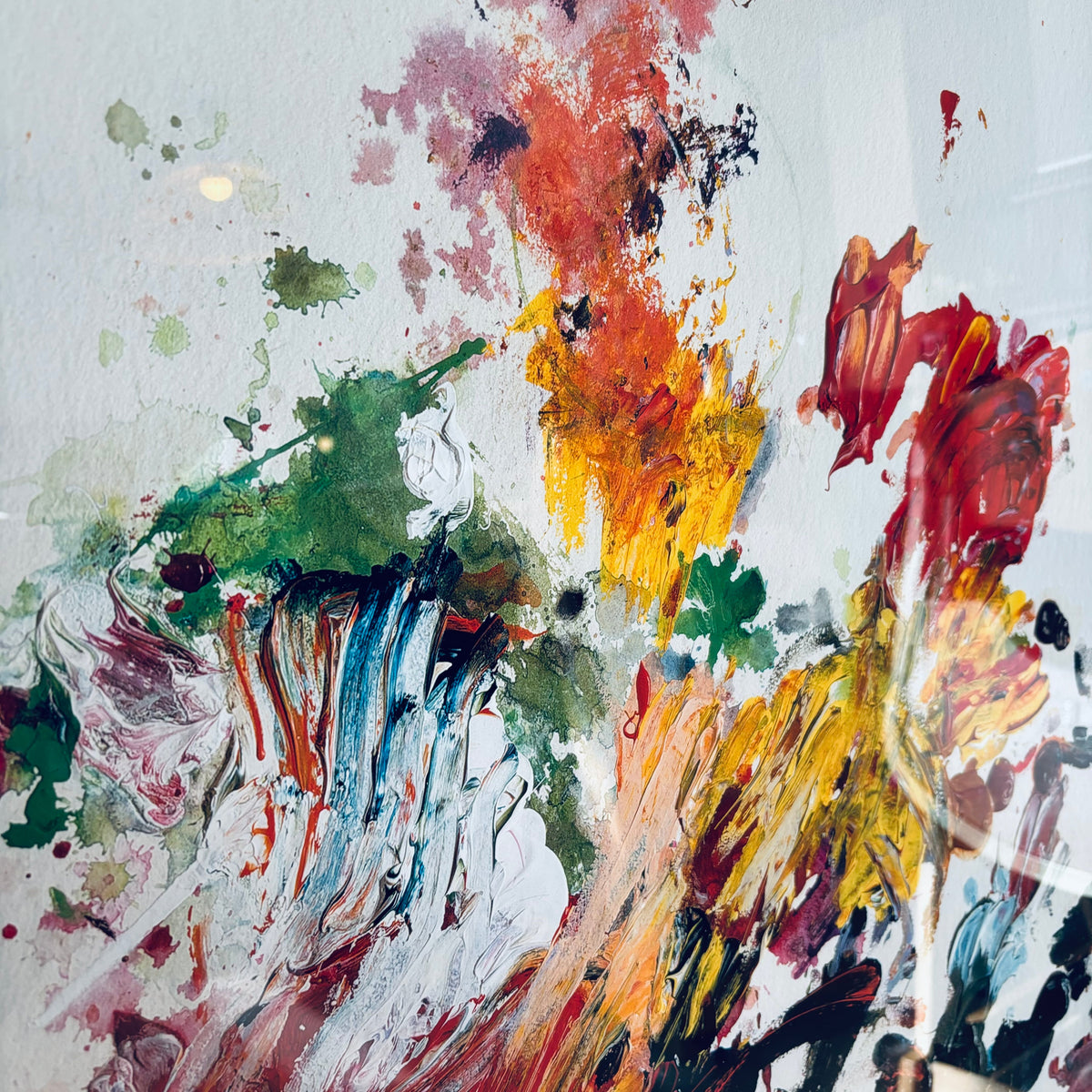 スウェーデン限定 特注額装付き 画家『サイ・トゥオンブリー Cy Twombly』ポスター - 画像3