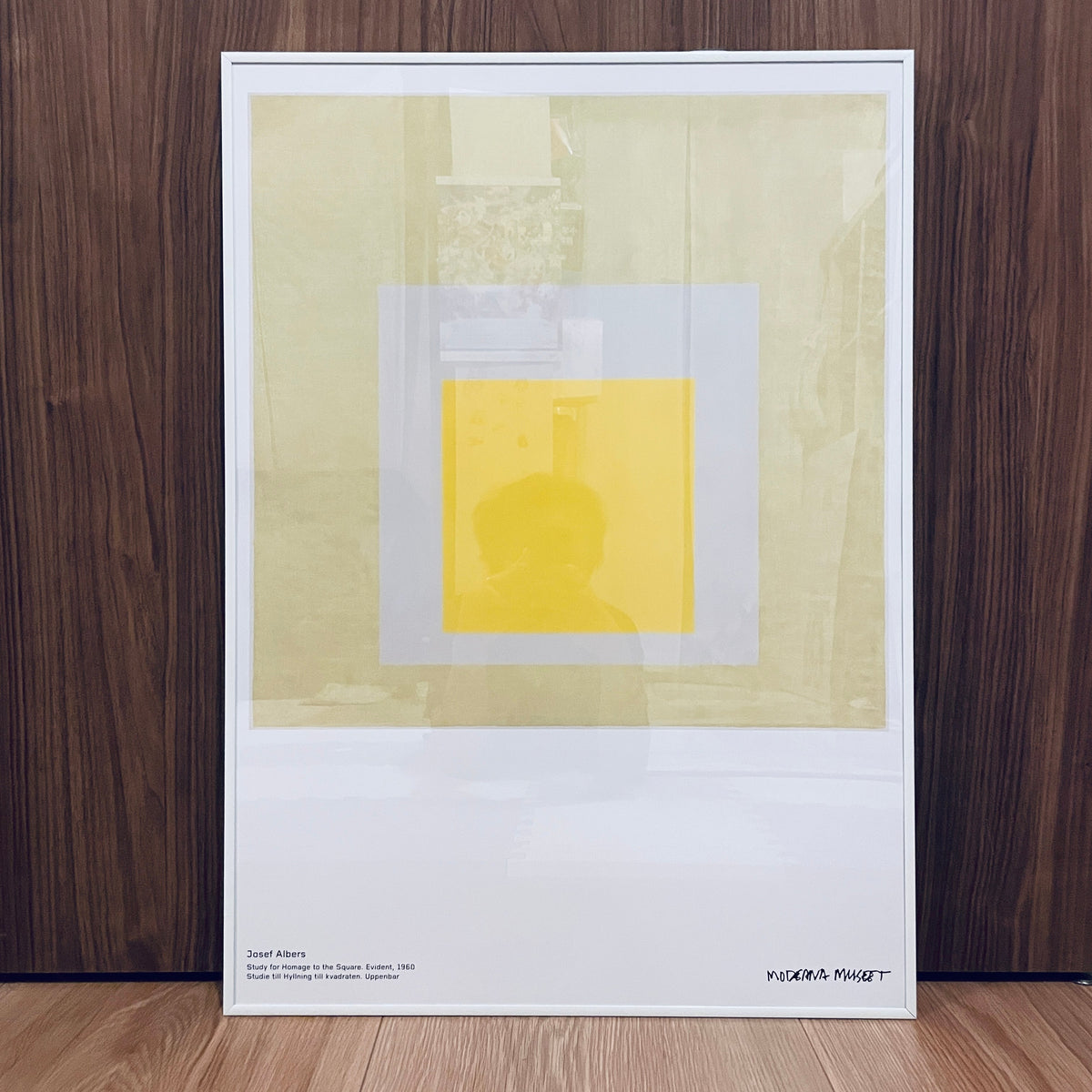 スウェーデン限定! 特注額装付 Josef Albers 希少国内未入荷ポスター