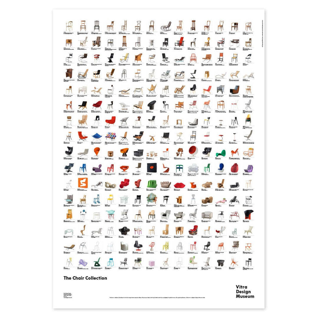 The Chair Collection Poster Vitra Design Museum, 2022