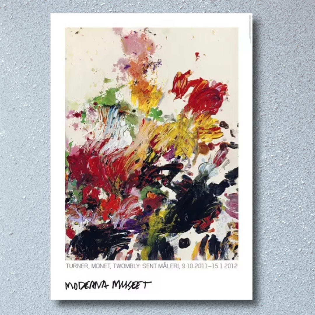 【スウェーデン限定】画家『サイ・トゥオンブリー Cy Twombly』ポスター