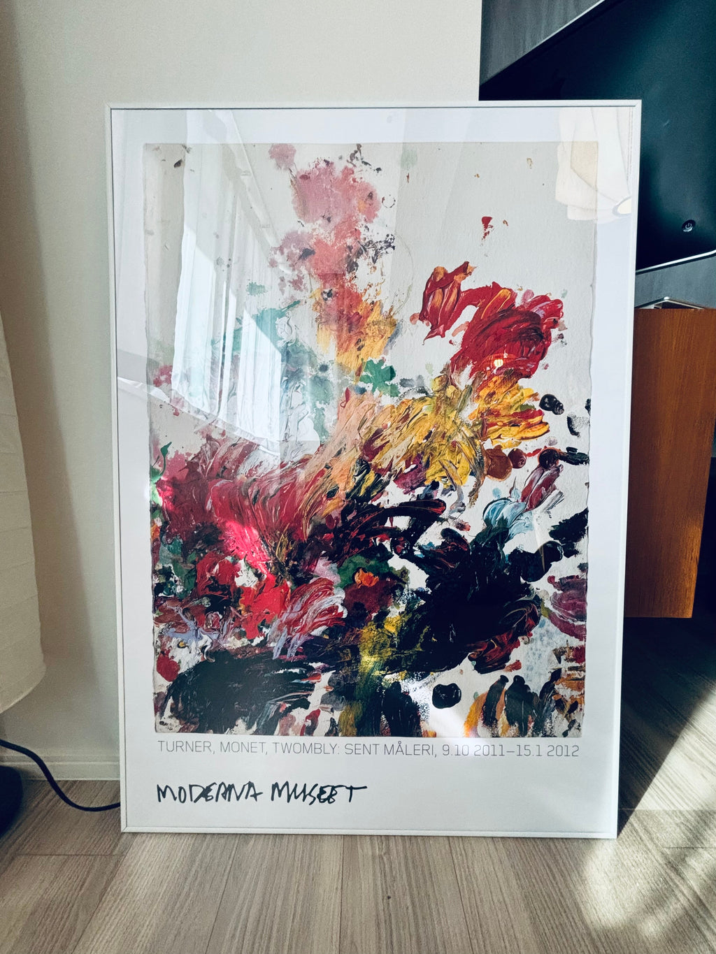 スウェーデン限定 特注額装付き 画家『サイ・トゥオンブリー Cy Twombly』ポスター - 画像9