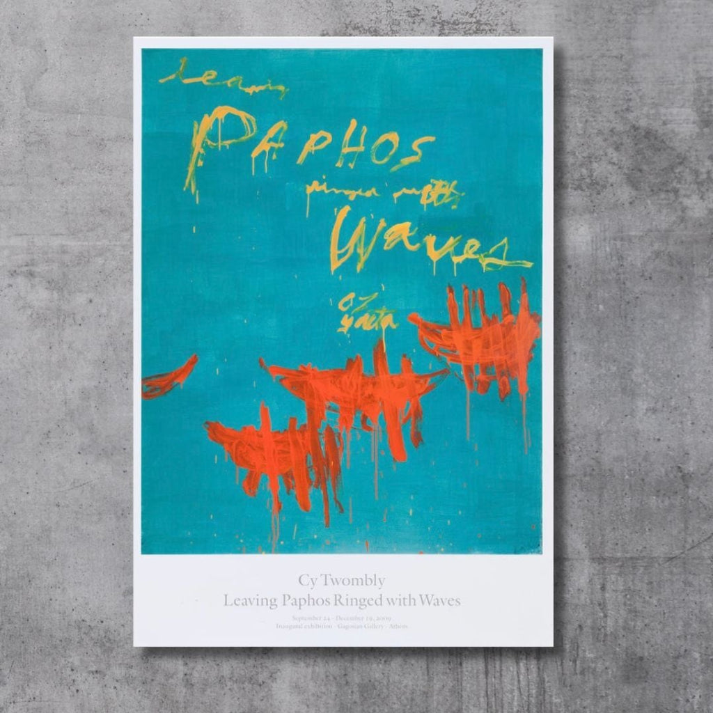世界屈指のアートギャラリーより。Cy Twombly サイトゥオンブリー カゴシアン 希少ポスター