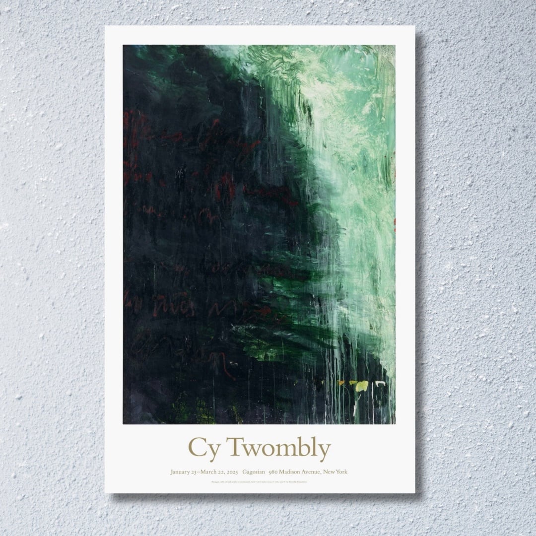 Cy Twombly / Gagosian Gallery 2025 Poster