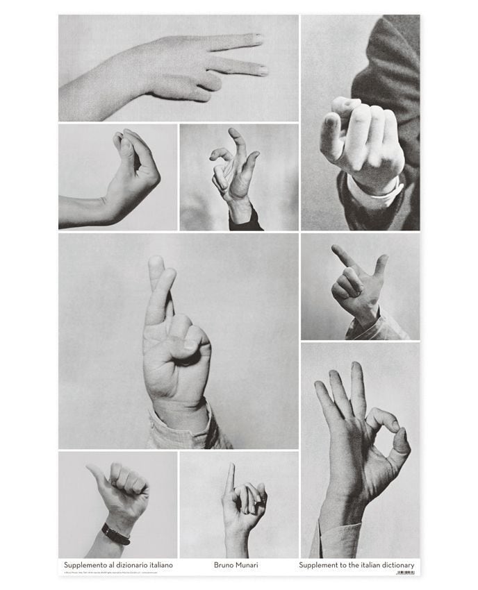 【国内未入荷】特注フレーム付き ブルーノ・ムナーリ bruno munari 希少ポスター - 画像2