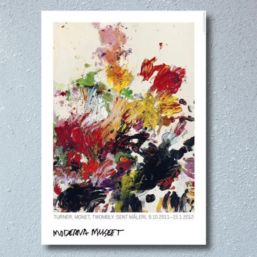 【スウェーデン限定】画家『サイ・トゥオンブリー Cy Twombly』ポスター