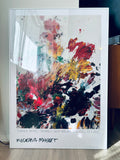 スウェーデン限定 特注額装付き 画家『サイ・トゥオンブリー Cy Twombly』ポスター