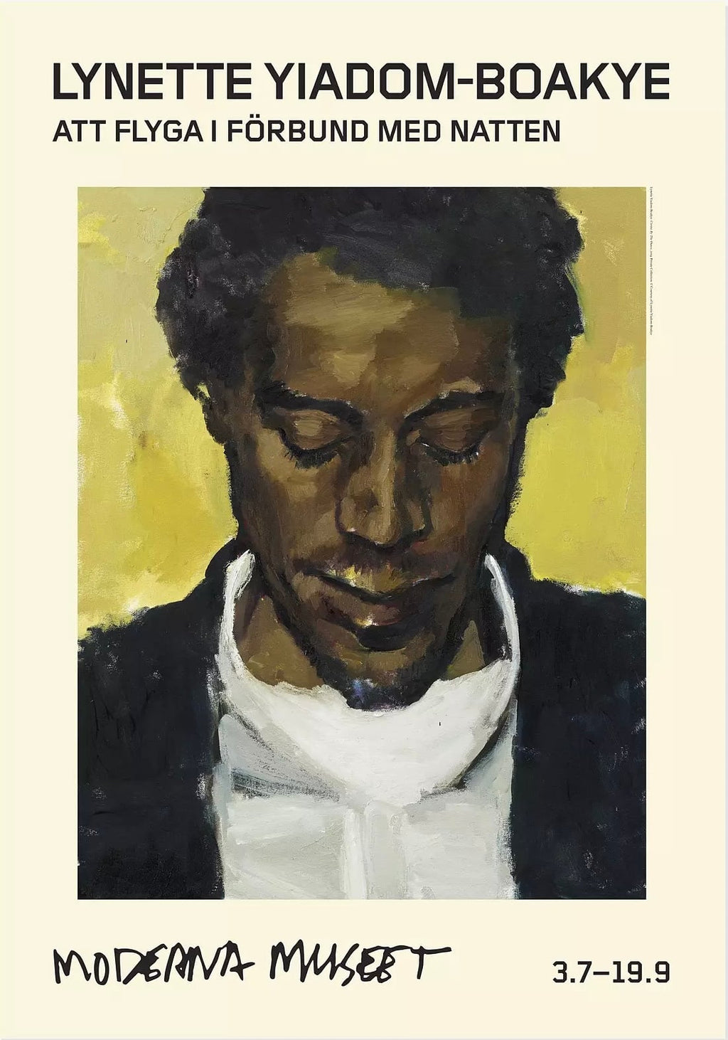 【スウェーデン限定】Lynette Yiadom-Boakye, Citrine By The Ounce ポスター - 画像2